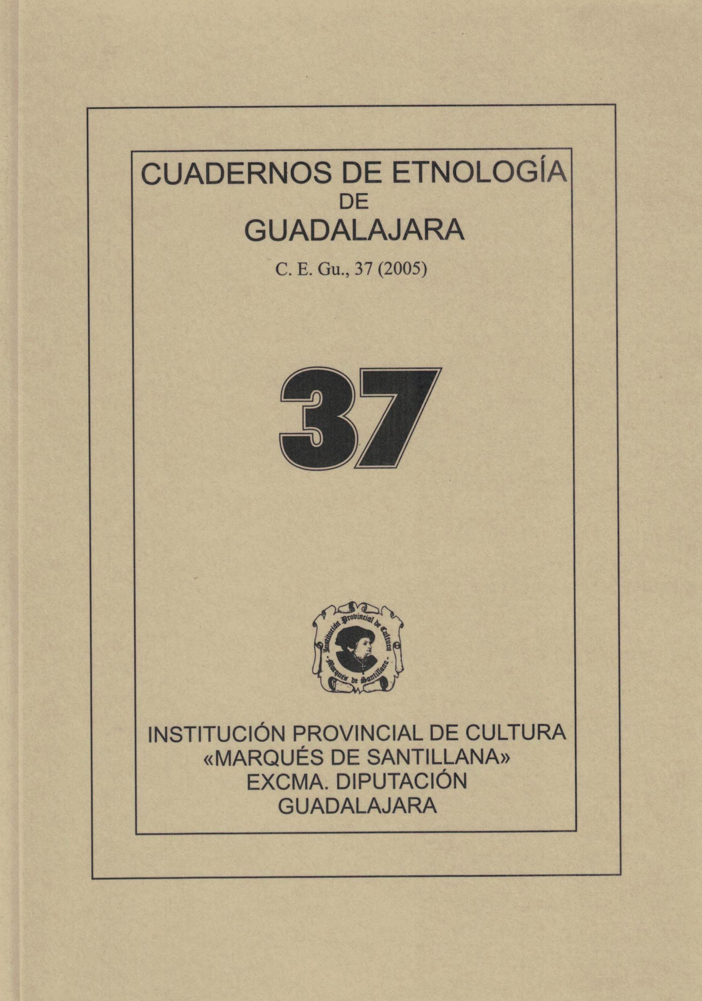 Cuadernos de Etnologia de Guadalajara 37